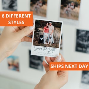 Sparen Sie das Datum Foto 15 Jahr Jahrestag Geschenk Kühlschrank Foto Magnete Individuelle Hochzeitseinladung Boho Save the Date Favor Eltern Fotokarte