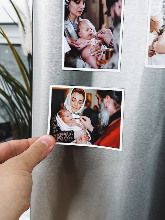 Baby's First Year Photo Magnets, Personalized Fridge Magnets