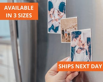 Photo Magnets Custom Size Photo Magnet Photo Print Picture Magnets Fridge Unique Mother Memory Gift