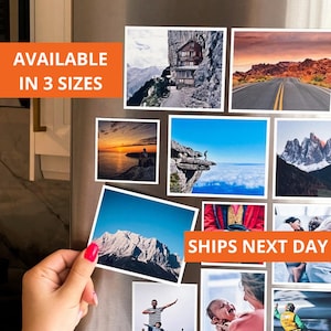 Photo Magnets Customized Magnets Fridge Photo Print Personalized Magnets Custom Print Gift For Mom Photo Printing Picture Magnets for Locker