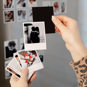 Impression photo 3,5 x 2,75 pouces, photo magnétique rétro, décoration de chambre à coucher, cadeau personnalisé pour amis, souvenir personnalisé, aimants photo flexibles, réfrigérateur