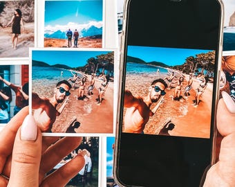 Photo Magnets for Locker Decor Flexible Magnets Set Custom Photo Card Vacation Gift for Memory Personalized Magnets Picture for Fridge