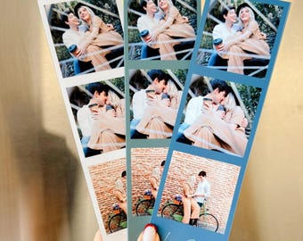 Photo Booth Strip Print: Wedding & Anniversary Keepsake (3 Photos)