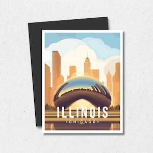 Ímãs do Parque Estadual de Illinois, 50 ímãs de lembrança dos Estados Unidos, presente de ímãs de viagem de Minnesota, decoração para casa