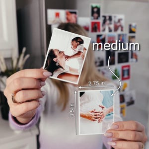 Photo Magnets Customized Magnets Fridge Photo Print Personalized Magnets Custom Print Photo Printing Magnets image 4