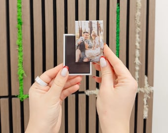 Button Photo Magnets: Custom 2x3 Inch Prints (Personalized Keepsakes)