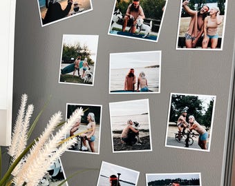 Soft Photo Magnets for 40th Birthday Gifts Custom Photo Magnets Favor Personalized Magnets for Locker Magnets Decor Long Distance Gift