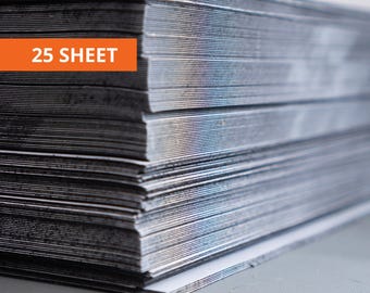25 Magnetic Sheets for Magnet Maker Flexible PVC Coating Magnetic Sheets 8.5x11 Inches 0.5mm Thick Magnet Paper Backing Gift for Craft Lover