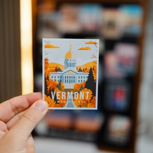 Staatsmagneet Vermont State Park-magneten 50 Amerikaanse magnetenkaart Amerikaanse fotomagneet Cadeau uit Oregon Reismagneten Decor voor kantoor