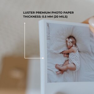 Retro Photo Print with Text, Personalized Photo Decor for Living Room, Photo Printing Bulk image 6