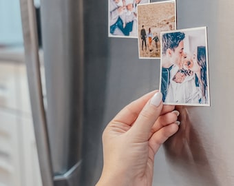 Fridge Magnets Photo Custom Magnets Photo Print Holiday Gift Picture Magnets Gifts Photo Printing Holiday Deals