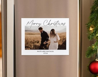 Save the Date kerst: foto-uitnodiging vakantie, aangepaste fotokaart, huwelijksuitnodiging, cadeau voor ouders