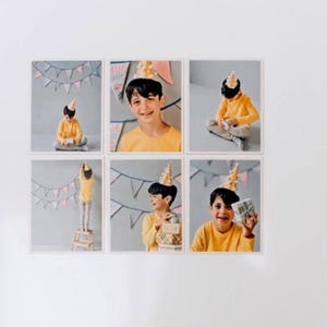 Imanes con foto, recuerdos de cumpleaños, regalo de 20 años, recuerdo para nevera, impresión fotográfica personalizada, decoración para habitación, tarjeta personalizada, juego de imanes con imagen flexible
