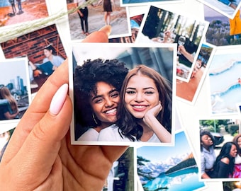 Magneti fotografici, magneti personalizzati per frigorifero, stampa fotografica personalizzata, regalo fotografico per la mamma, magnete fotografico classico personalizzato, magneti formato portafoglio