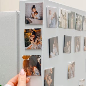 Knopfmagnete, Starke Magnete für Kühlschrank, Personalisierte Magnete, Foto Knopfmagnete, Foto Geschenk