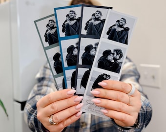 Save the Date Photo Magnets, Photo Booth Strips, Weeding Invites for Couple, Magnetic Photo Strip, Weeding Gift