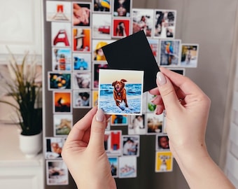 Photo Magnets, Custom Magnets Fridge, Print Photo, Photo Gift for Pet Lover, Personalized Small Photo Magnet, Custom Wallet Size Magnet