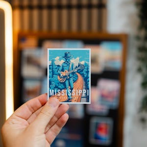 Staatsmagneet Mississippi State Park Magneten 50 Souvenirkaart US Foto Magneet Koelkast Cadeau uit Verenigde Staten Reismagneet Decor voor kantoor