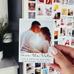 Photo Magnets Wedding Invitation Save The Date Cards Wedding Gift Printed Photo Invitation