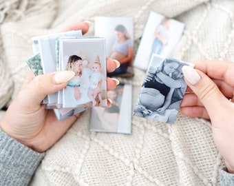 Custom Photo Fridge Magnets - Personalized Gift for Mom  Guests - Mothers Day Present - Picture Magnet