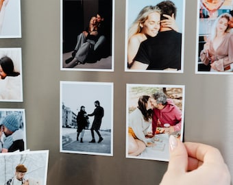Photo Magnets with Picture Custom Magnetic Photo Print Personalized Gift Magnets Keepsake Snap Magnets Summer Gift Sister Ref Magnet Fridge