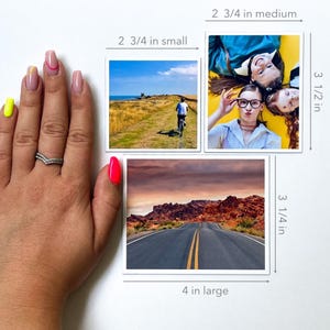 Photo Magnets Mother Memory Gift Custom Magnets Fridge Photo Print Square Ref Magnets Personalized Photo Decor Magnet Wallet Size Photo