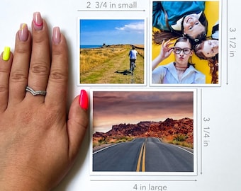 Photo Magnets Mother Memory Gift Custom Magnets Fridge Photo Print Square Magnets Personalized Photo Decor Magnet Photo