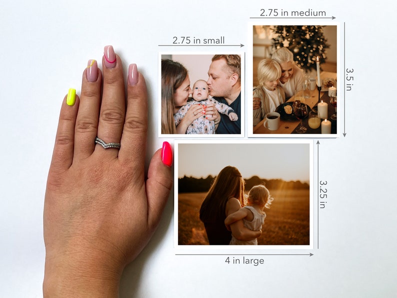 Unique photo keepsakes: custom magnets featuring your special moments - decorate your fridge or magnetic board with these eye-catching personalized magnets that make for great gifts too!
