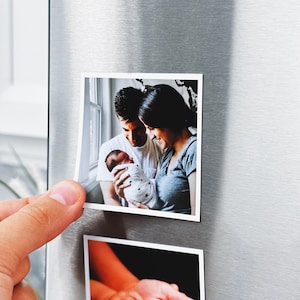 Magneti con foto, magneti per il primo anno di vita del bambino, decorazioni per la cameretta dei bambini, magneti per frigorifero, foto personalizzata per frigorifero, regalo personalizzato per coppie, magneti ricordo