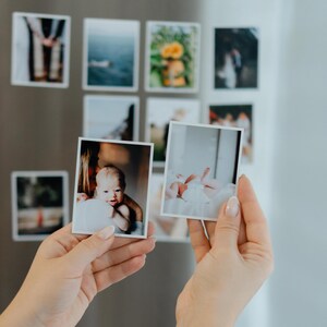 Fotomagneten koelkast 1e verjaardagscadeau Custom Print Aangepaste magneet Fotomagneet Decor voor Locker Flexibele gestanste magneet Fotokaart