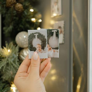 Knopf Magneten Einzigartige Hardcover Foto Magnet personalisierte Geschenk für Mama Bild Magnet Moderne Kühlschrank Dekor Familie Andenken Party Favor