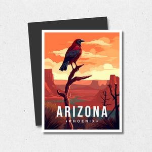 State Magnets Arizona 50 cartes magnétiques de l'État, aimants de voyage, ensemble de souvenirs, cadeau souvenir d'aventure, aimants uniques de paysage urbain avec état