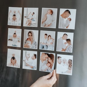Koelkastmagneetset Cadeau voor familie Keukenfoto's Decorpapier Jubileum Unieke aangepaste magneten voor kluisdecor Aandenken gepersonaliseerde magneten