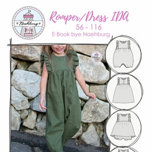 E-Book Romper/Dress IDA pattern with sewing instructions image 1