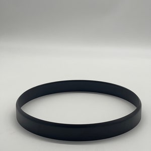 DIY metal ring with curvature Metal ring for wall clock, mirror, round projects, black powder-coated, 30 cm, 40 cm and 50 cm in diameter image 2