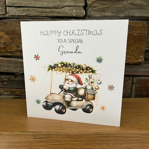 Biglietto di Natale personalizzato, biglietto di Natale per papà, papà, nonno, nonna, papà, nonno, zio, amico