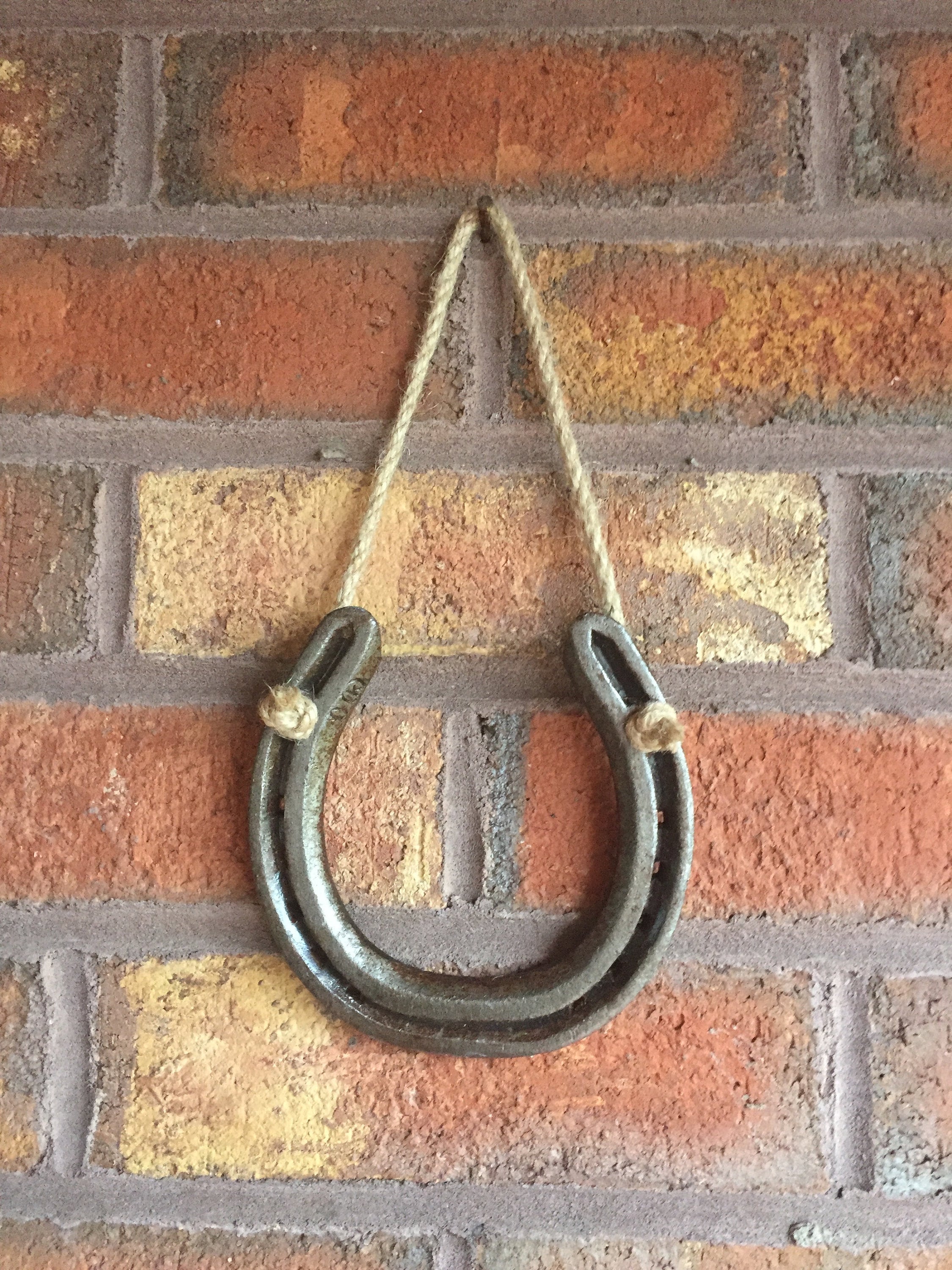 Natural Horse Shoe/Horse shoe/Lucky horse shoe/Horse shoe gift/Personalised Horseshoe/Good Luck Charm/Equestrian Gift
