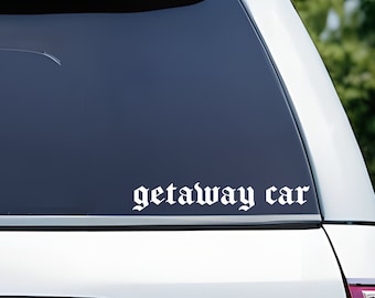 Vinilo adhesivo para coche de escapada / Pegatina para parachoques / Pegatina para ventana trasera