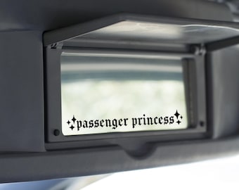 Pegatina para espejo de tocador de la Princesa Pasajera
