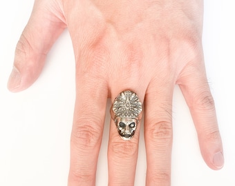 Ornate IMPERA PAPA IV Ring Sterling Silver