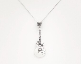 Gibby Gibson Les Paul Guitar Pendant Necklace
