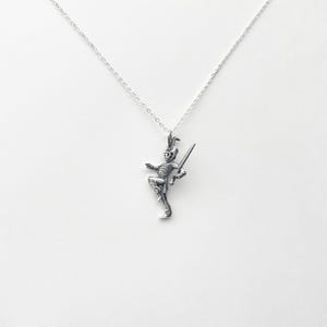 My Chemical Romance Pepe of The Black Parade Petite Necklace in Sterling Silver