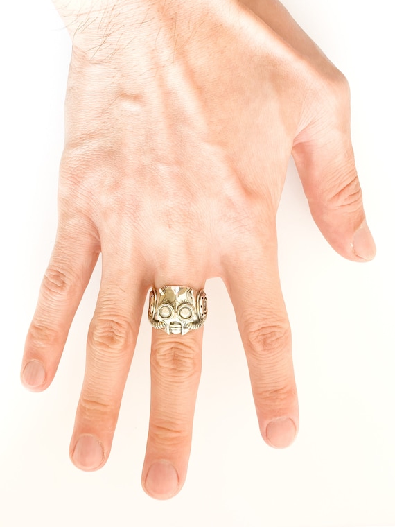 Nameless Ghoul Ghost IMPERA Ring Sterling Silver - Etsy