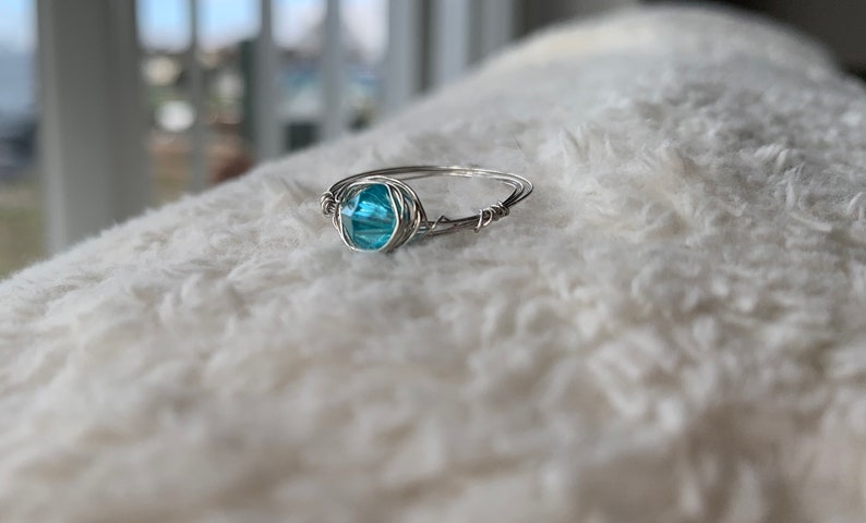 Small coloured Stone Rings