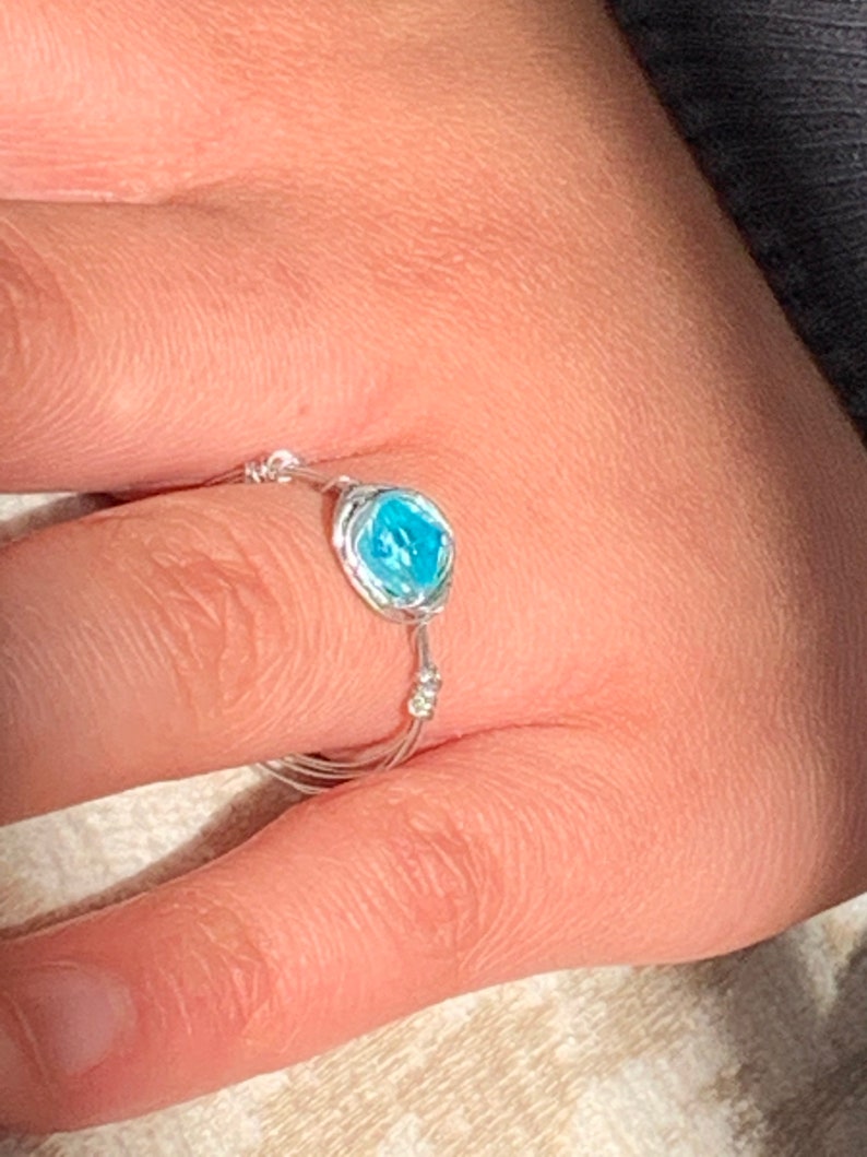 Small coloured Stone Rings