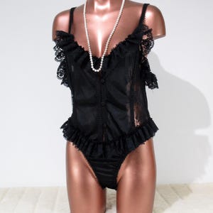 Delicates Teddy Bodysuit Panties-all-in-one L