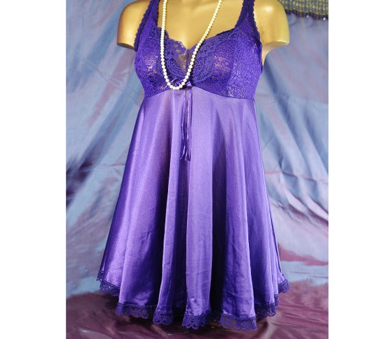 Plus Size Babydoll Nightgown 1X Intimate Attitudes