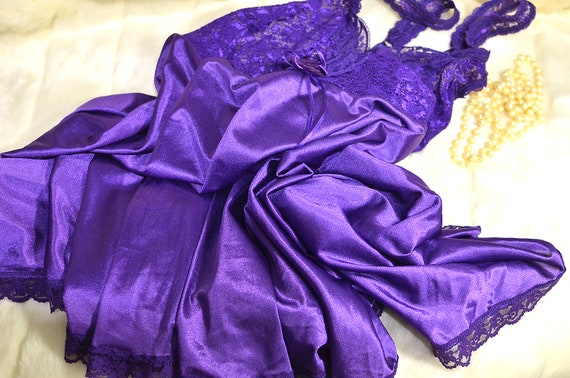 Plus Size Babydoll Nightgown 1X Intimate Attitudes