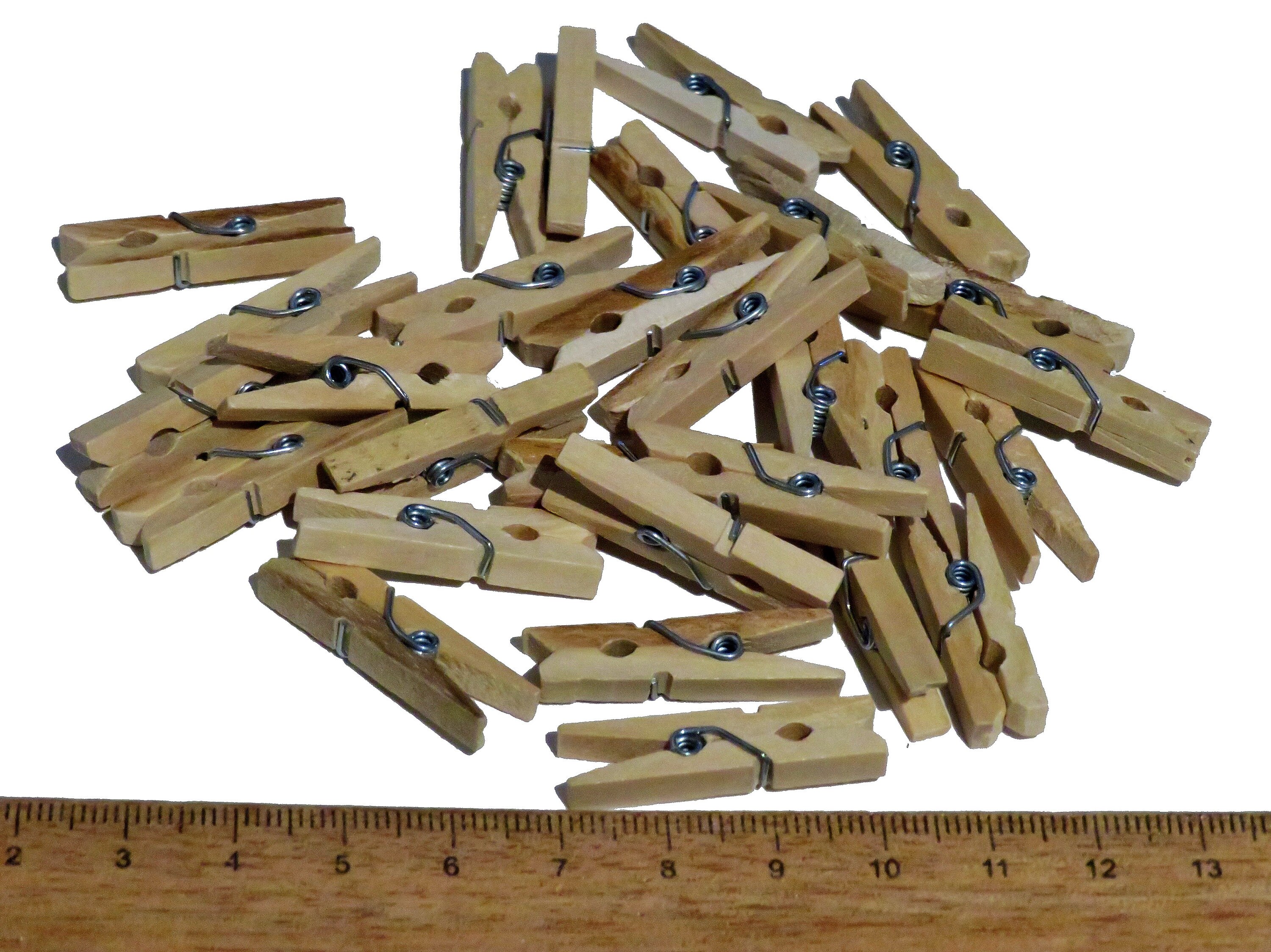 X10 Mini clavijas de madera clavijas de madera natural de la | Etsy