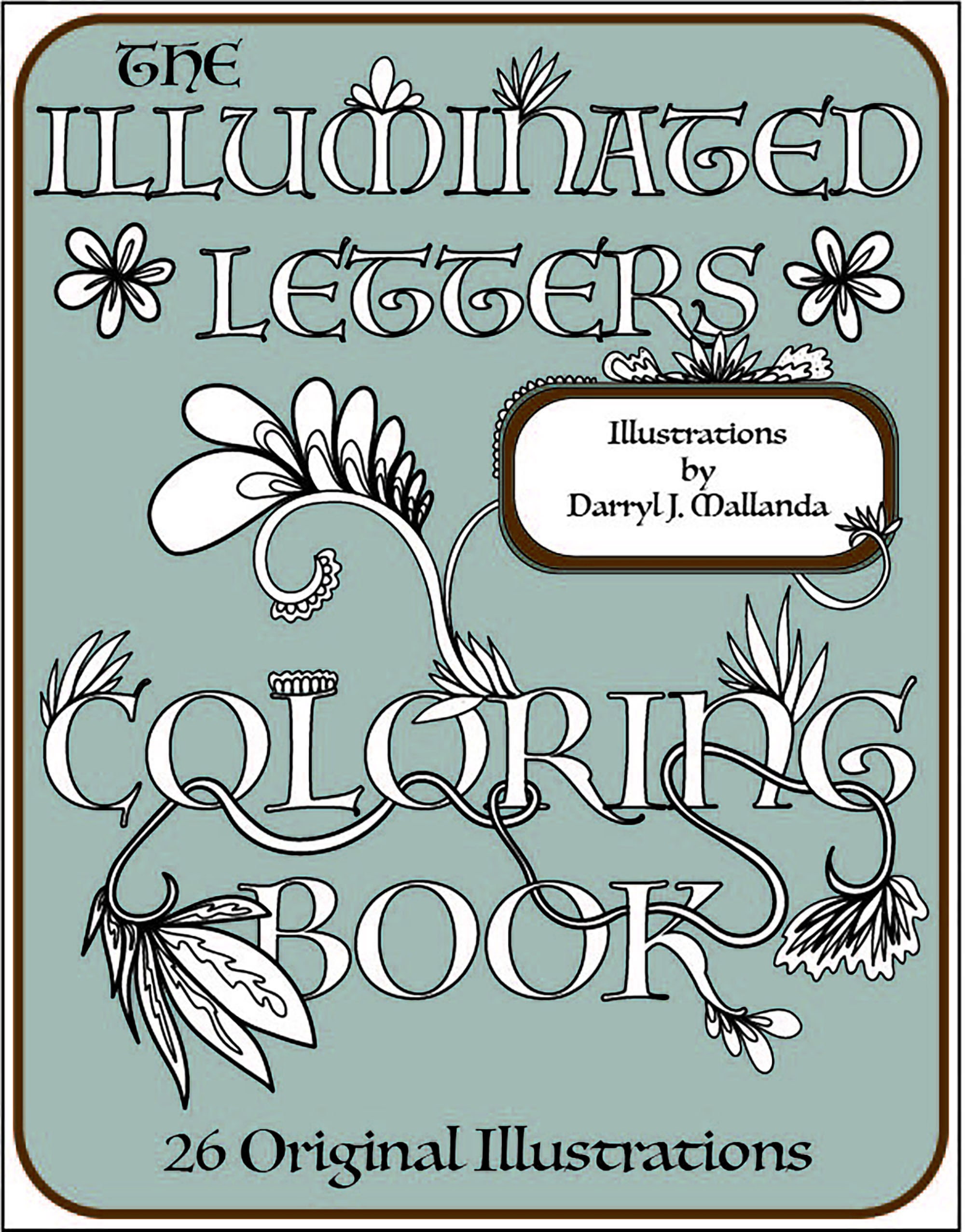 The Illuminated Letters Coloring Book - Etsy